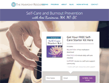 Tablet Screenshot of harmonyresource.com